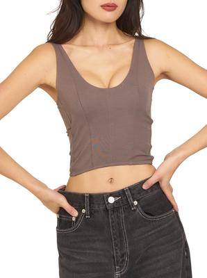 Push Up Bra Push Up Camisole Gray M [AMATERAS] Women's