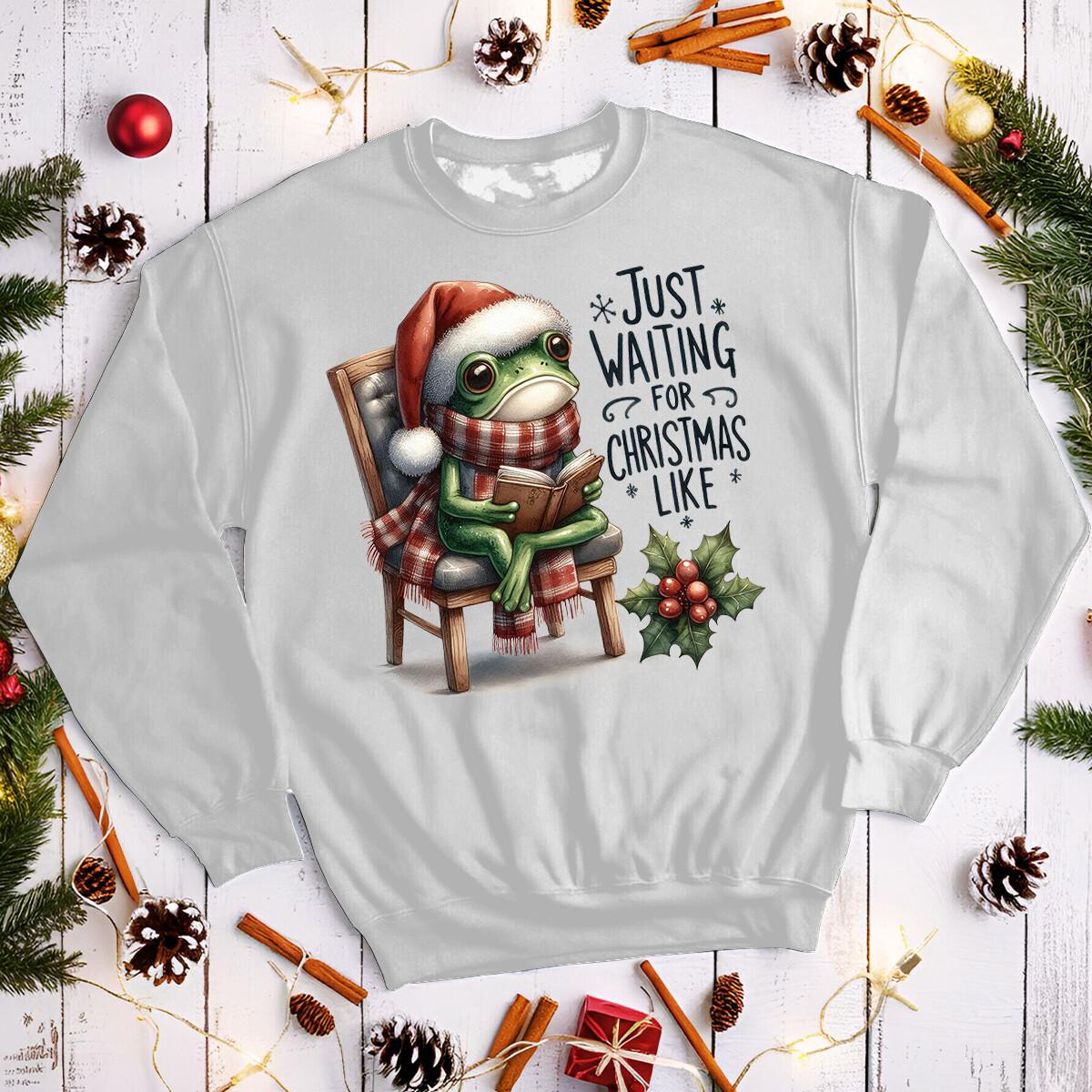 

Mens and Womens Cute Christmas Frog Jumper Sweatshirts #MC 4XL