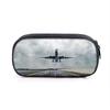 Airplane Pattern Pencil Case – Cool, Large Capacity Stationery Box for Boys and Students