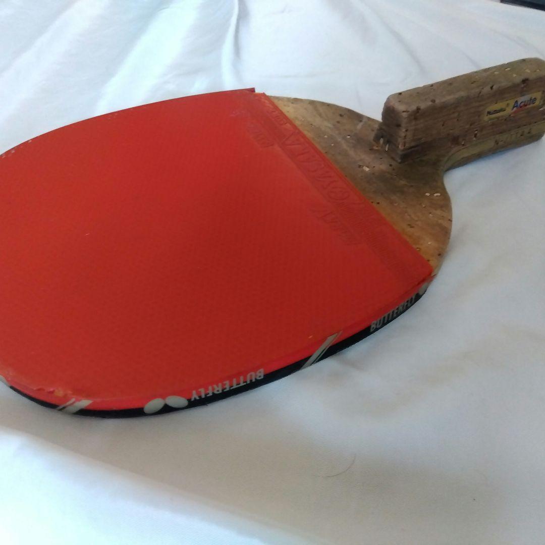 Used Nittaku Acute table tennis racket Japanese style pen Nippon