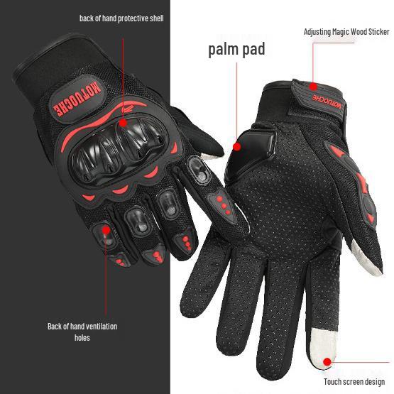 Breathable Non-Slip Summer Half-Finger Cycling & Motorcycle Gloves