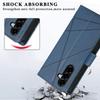For Samsung Galaxy A57 5G Phone Case Line Imprint Leather Wallet Cover with Wrist Strap