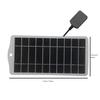 2.5W 5V Semi Flexible Solar Panel with USB Output for iPhone Mobile Power Battery Fast Charging