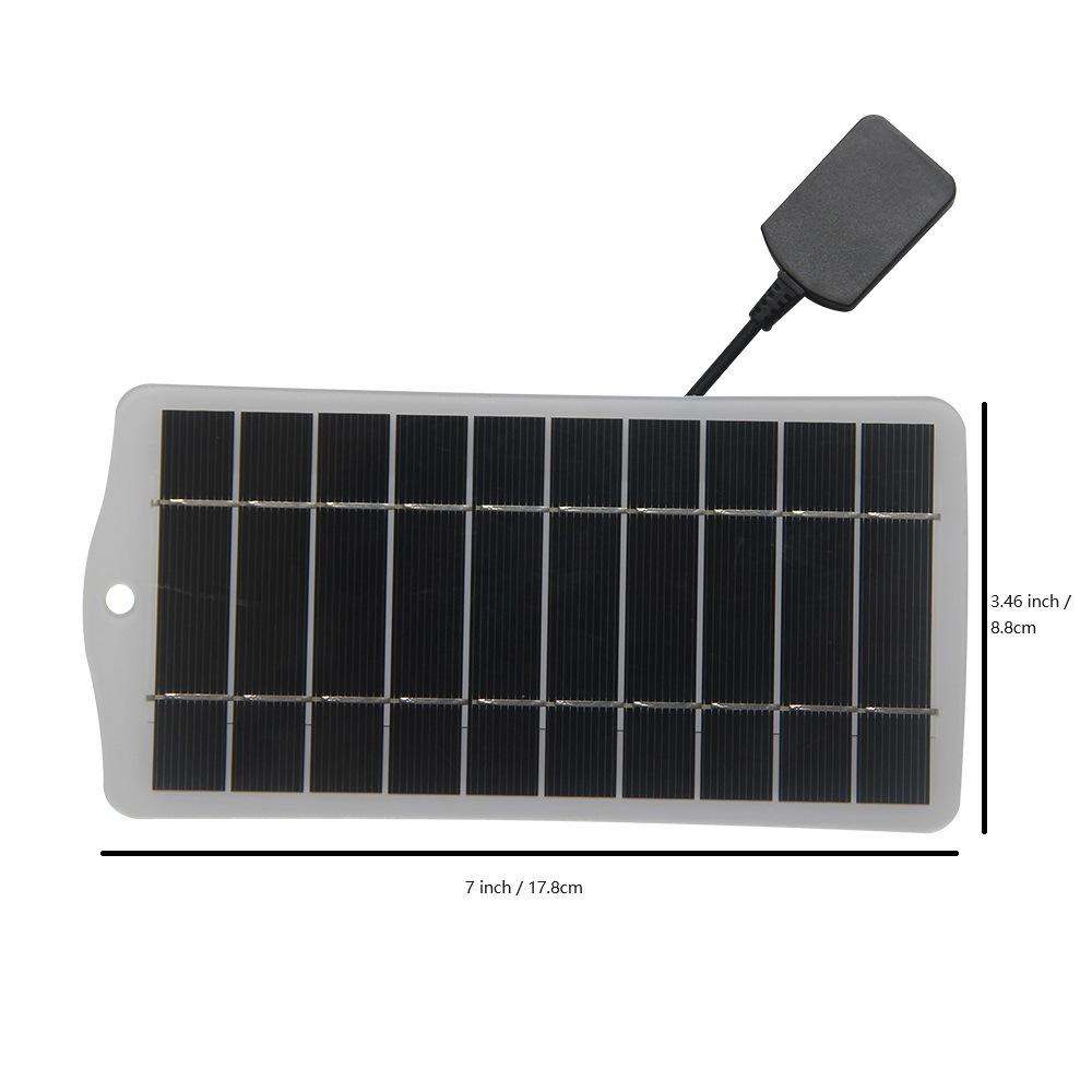 2.5W 5V Semi Flexible Solar Panel with USB Output for iPhone Mobile Power Battery Fast Charging