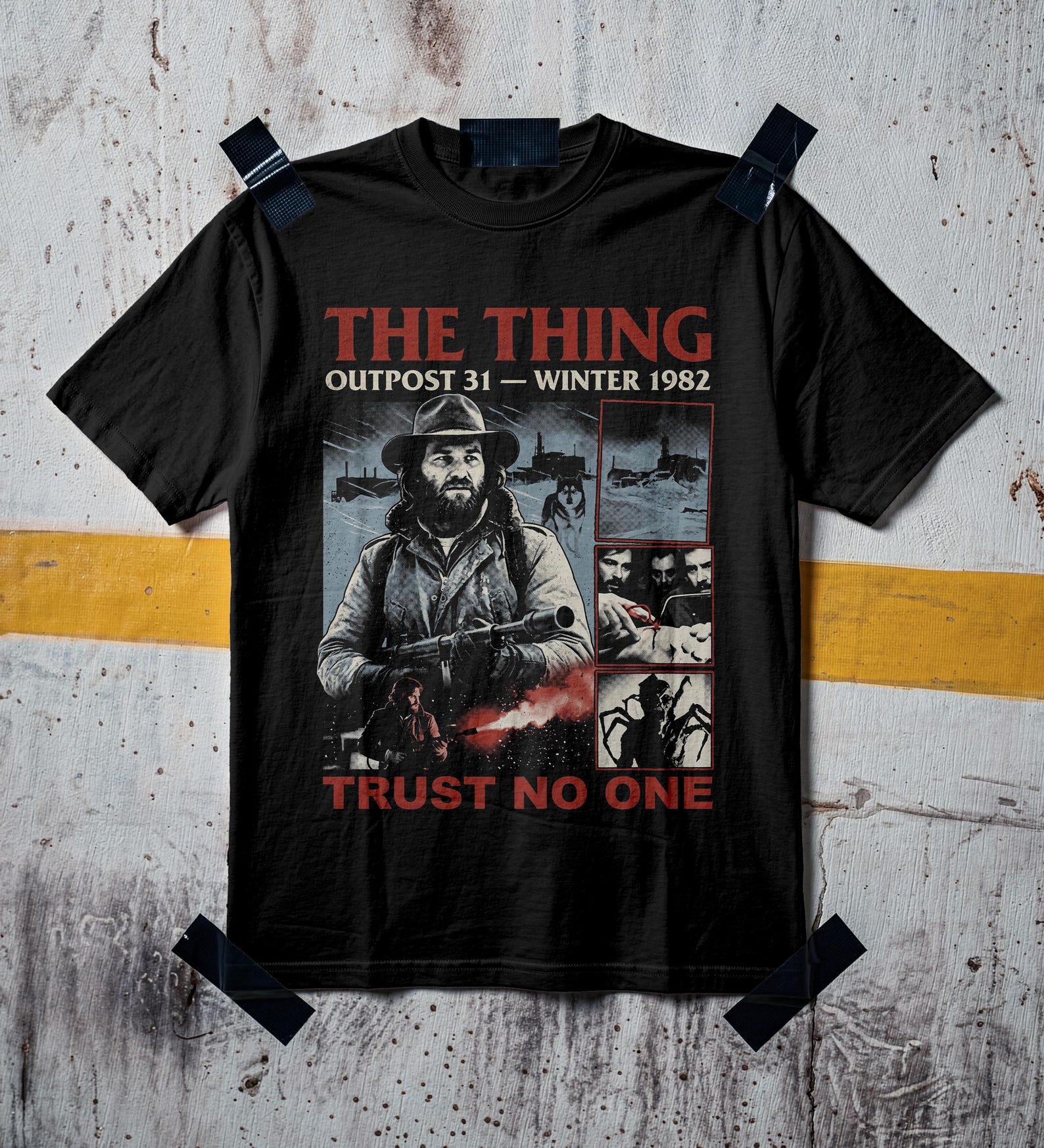 The Thing 1982 Shirt, Outpost 31 Trust No One Graphic Tee S