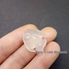 Ice-Kind White Chalcedony Small Fish Pendant - DIY Jewelry Accessory