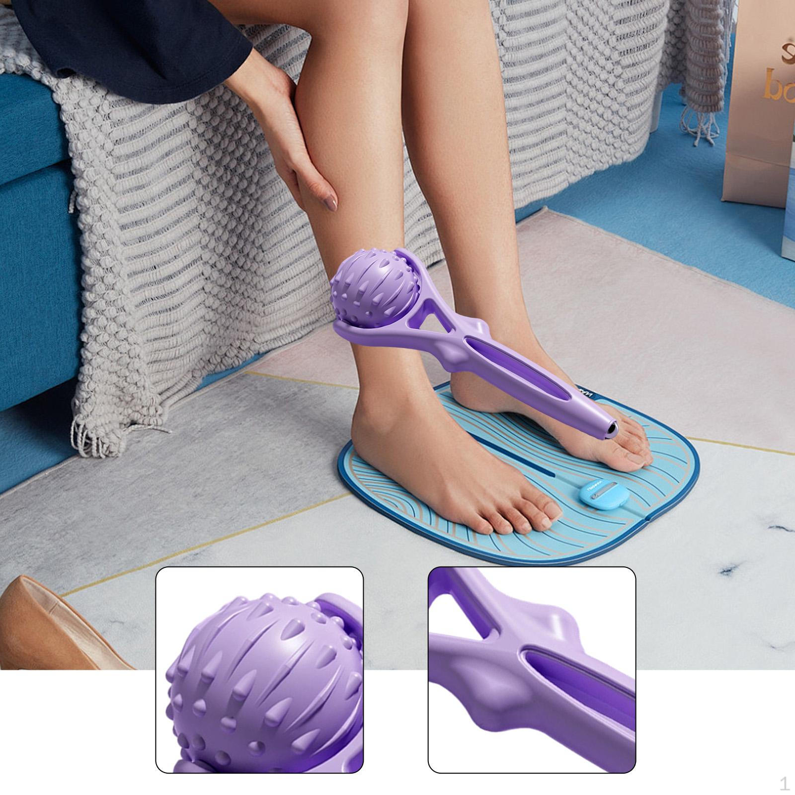 

Compact Massage Roller Ball with Ergonomic Handle, Lightweight for Acupressure Point Massage, фиолетовый