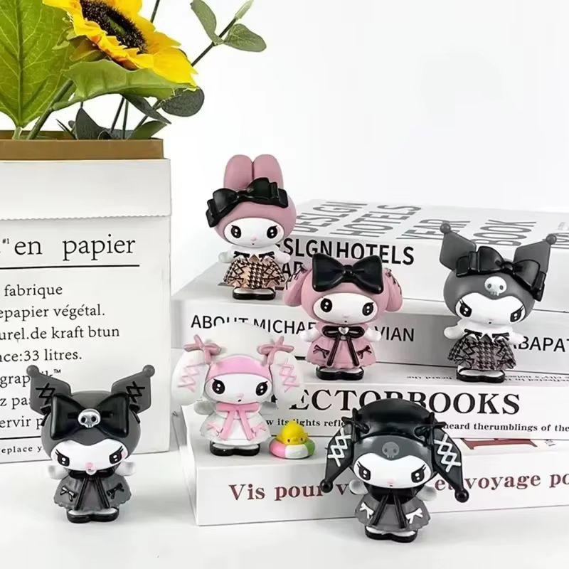 4cm Mini Kulomi Blind Box Cartoon Character Action Figures Dolls Surprise Bag Cute Model Collection Trendy Toy Christmas Gifts