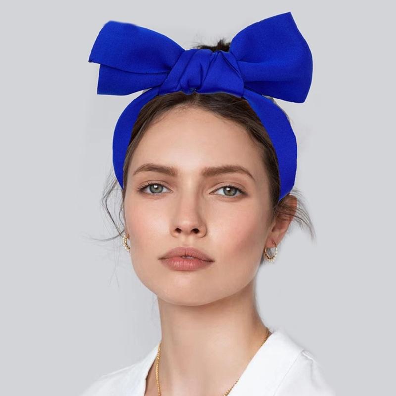 Rosa Schleife Breite Stirnbänder Lieblicher Prinzessinnen Kopfschmuck Gepolsterte Haarbänder Accessoires Frühlings-Haarbänder Geburtstagsfeier