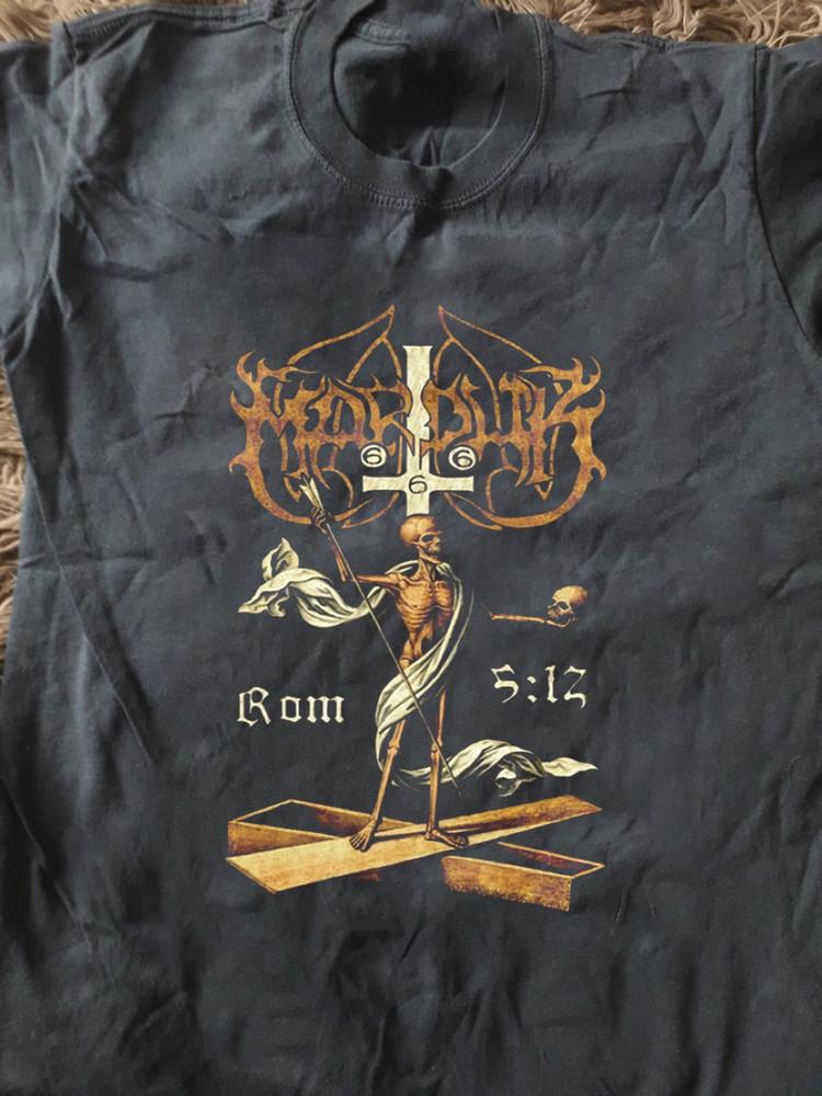 Vintage Marduk Band Rom 5 12 Gold Metal Black Shirt S to 5XL ZL270 Unisex T-Shirt XXXL