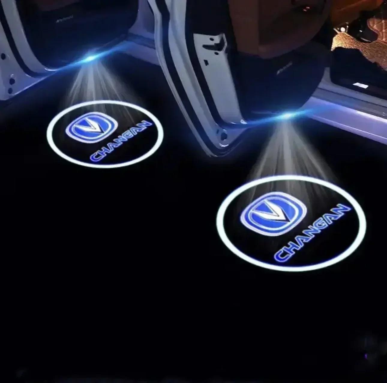 

Car styling Auto Door LED Welcome Light Logo Projector For Changan CS15 CS75 CS95 EADO XT RAETON Honor Benni Interior Lamps 2PCS