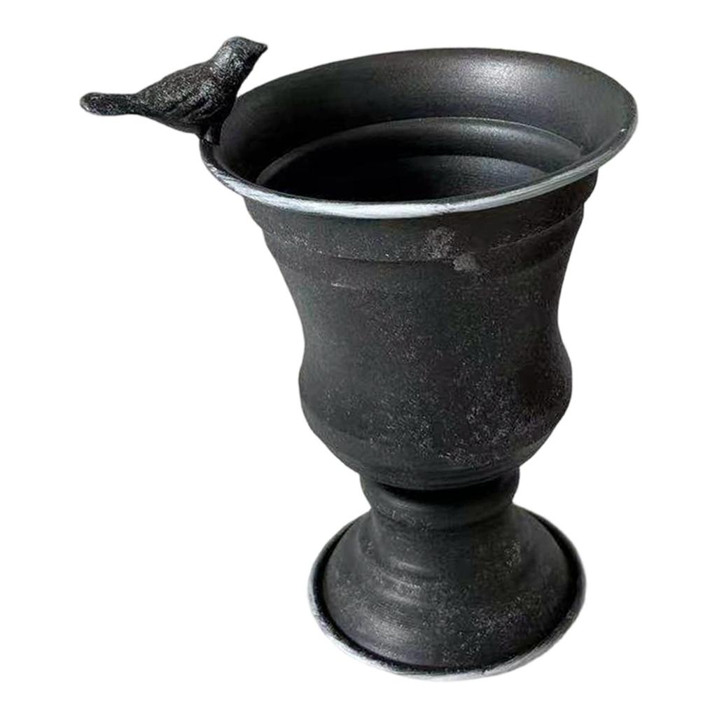 Flower Pot Plant Pot Decors Indoor Plants Outdoor Statue Sculpture with Drainage Hole Planter for Office Table Centerpiece