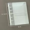 M5 A6 Diagonal Pp Three Fold Pp Loose Notebook Cover Mini Portable Sticker Small Card Po Storage Ledger