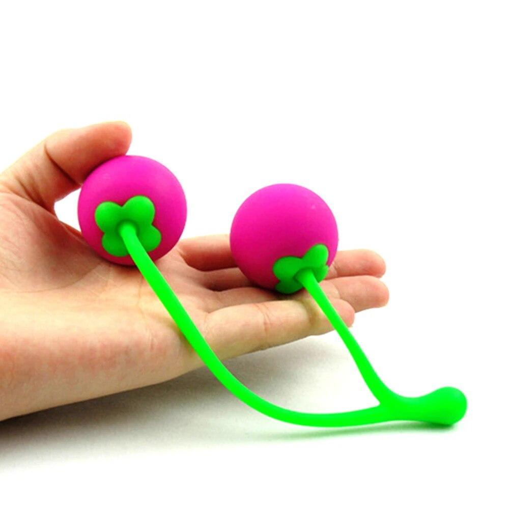 Silicone Smart Ball Female Cherry Kegel Ball Vaginal Tight Exercise Smart Love Vagina Balls Sex Toys For Women Masturbation