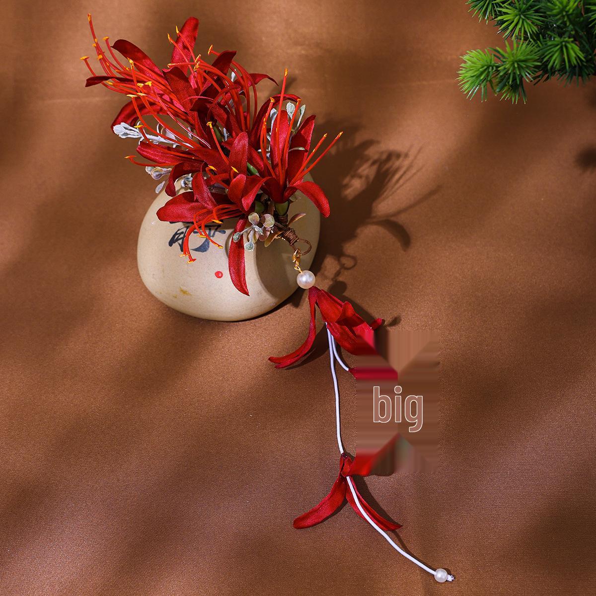 

Оригинальное платье Сюхэ Китайская свадебная корона феникса с красной кисточкой головной убор