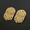 2Pcs Brass Butler Tray Hinge Round Edge 2 1 2 x1 1 2  With Screws Folding Flap