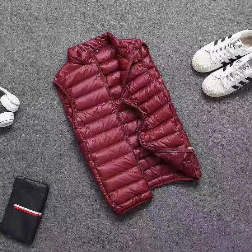 Spring, Autumn and Winter Thin Men's Vest Slim Fit Inside and Outside Wearing A Vest Cotton Coat and Horse Clip Fashionable Daily Jacket