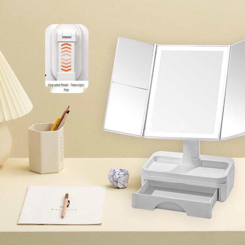 Portable Foldable Lighted Makeup Mirror