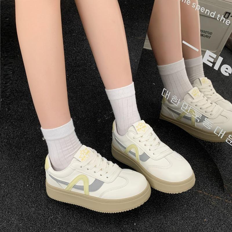 Little white shoes women's new summer versatile soft-soled lightweight sports and leisure shoes breathable one-pedal lazy women's shoes