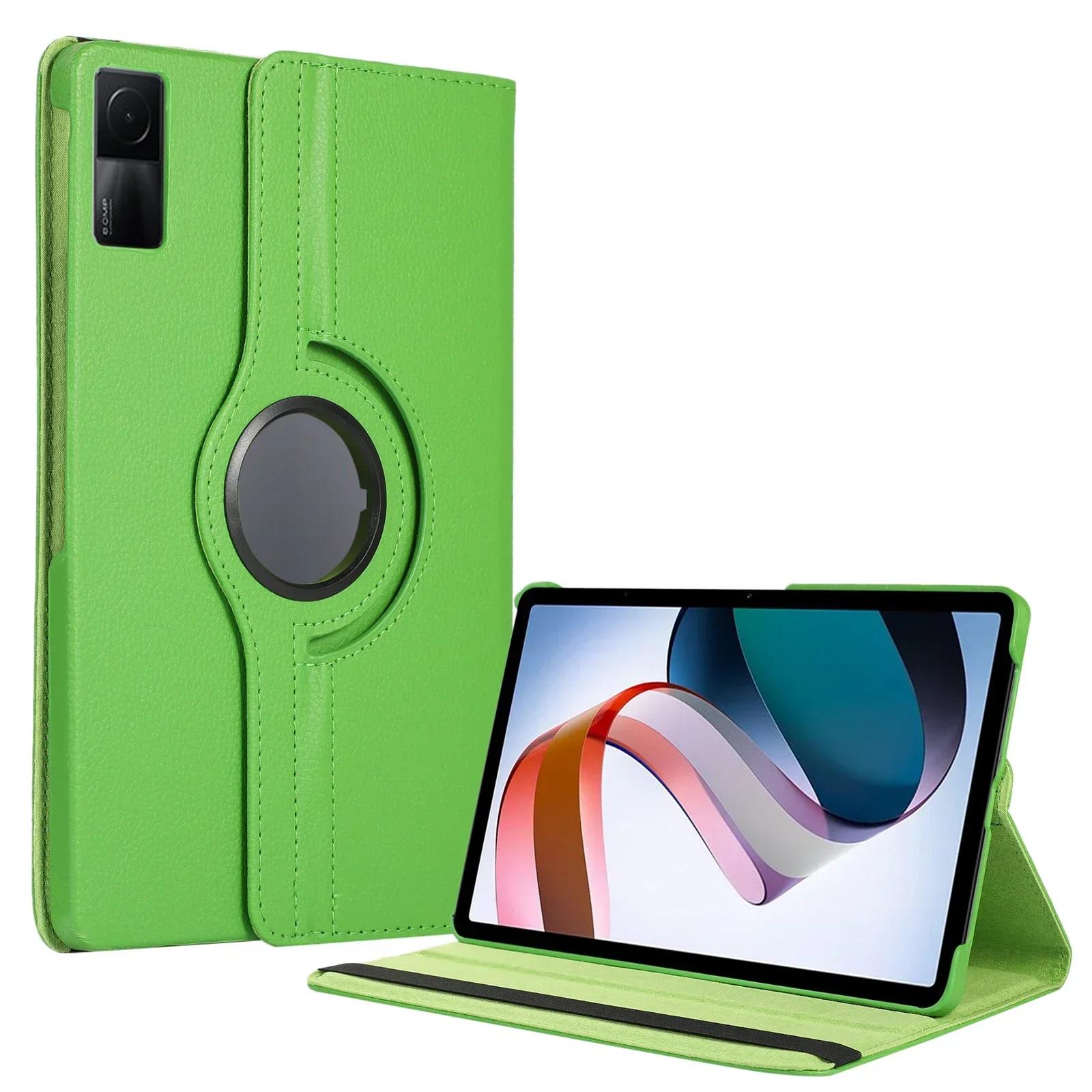 

Чохол з обертанням на 360 градусів для Xiaomi RedMi Pad SE 11 RedMi KPad Чохол-підставка для планшета зі штучної шкіри для Xiaomi RedMi pad pad2 RedMi Pad SE 11inch зелений