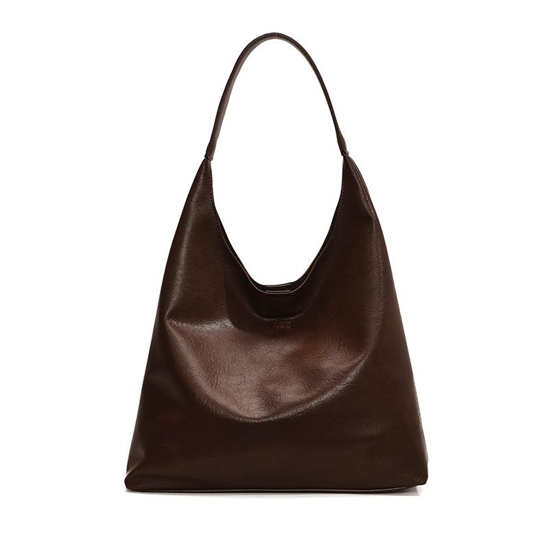 Premium texture tote bag women's large capacity autumn and winter texture commuter shoulder bag underarm bag factory shoulder bag