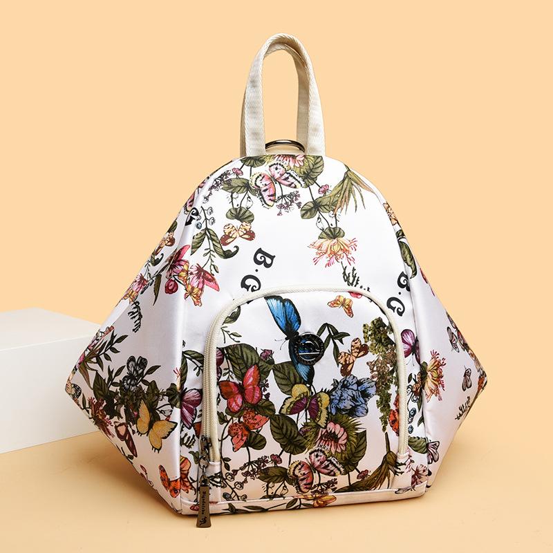 Compact Waterproof Backpack for Women with Multi-functional Printed Design and A Single Shoulder Strap.