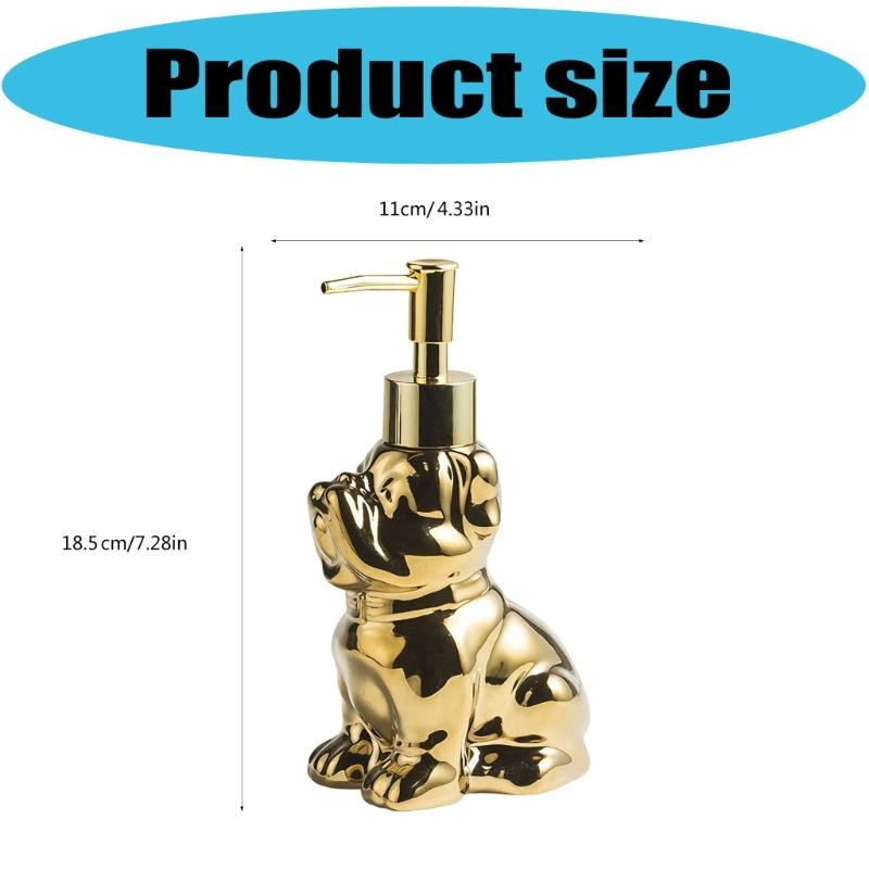 Keramická lahvička na mléko Dávkovač mýdla pro domácnost Nárazuvzdorný design Držák na nádobu na tekutiny pro domácí koupelnu