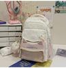 Japanese Girls Backpack With Nylon Material And Large Capacity For School Use