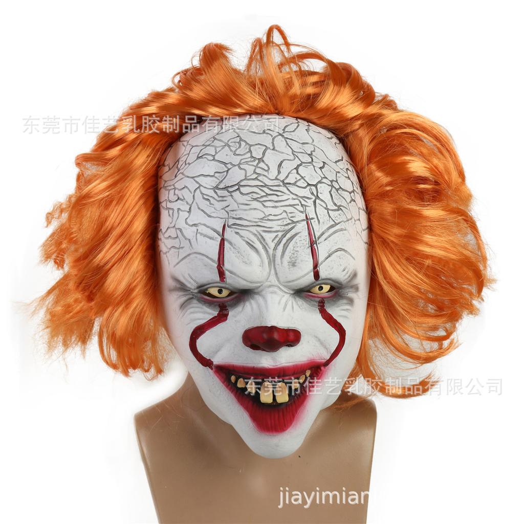 Halloween Horror Clown pennywise Nieuwe Europese en Amerikaanse stijl latex masker met een ziel-opwekkend clownontwerp
