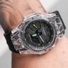 Casio Unisex Liquid Crystal,Analog Dual Display Series Black Watch GA-2100-1A3(Watch8--)