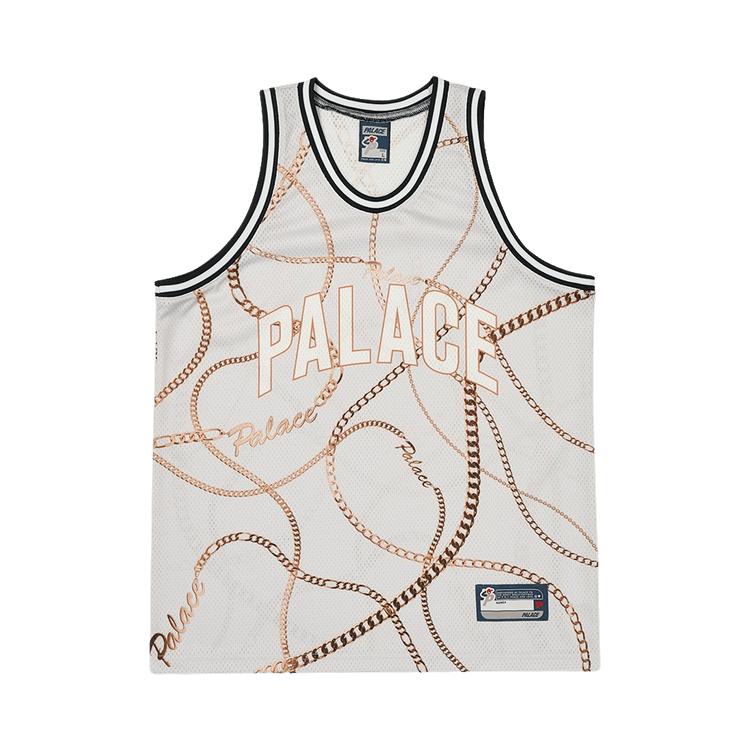 

Palace Chain Basketball Vest Cloudy Unisex Outerwear Grey P25ES002 L
