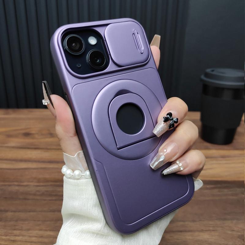 Phone Case For iPhone 11 12 13 14 15 16 Pro Max X XS XR 7 8 Plus Magnetic Ring Bracket Camera Protection Cover