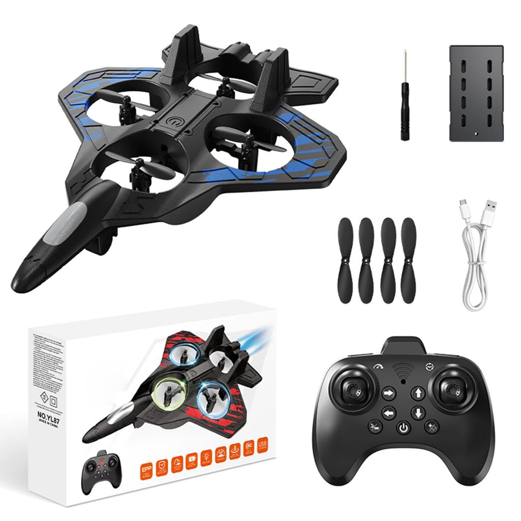 2.4G RC Plane, EPP Foam Stunt Remote Control  Craft with 3 Speed Modes,   Takeoff and Landing, Altitude Hold, 360 Roll