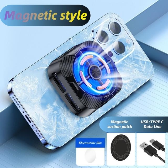 Mobile Phone Magnetic Semiconductor Peltier Radiator X79 Back-clip Refrigeration Game Cooler X94 for IOS Android Cooling Fan