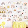 1Pc Cartoon Love Cloud Rainbow Wall Stickers Kids Room Decoration Bedroom Children Room Wall Art Living Room Decor for The House