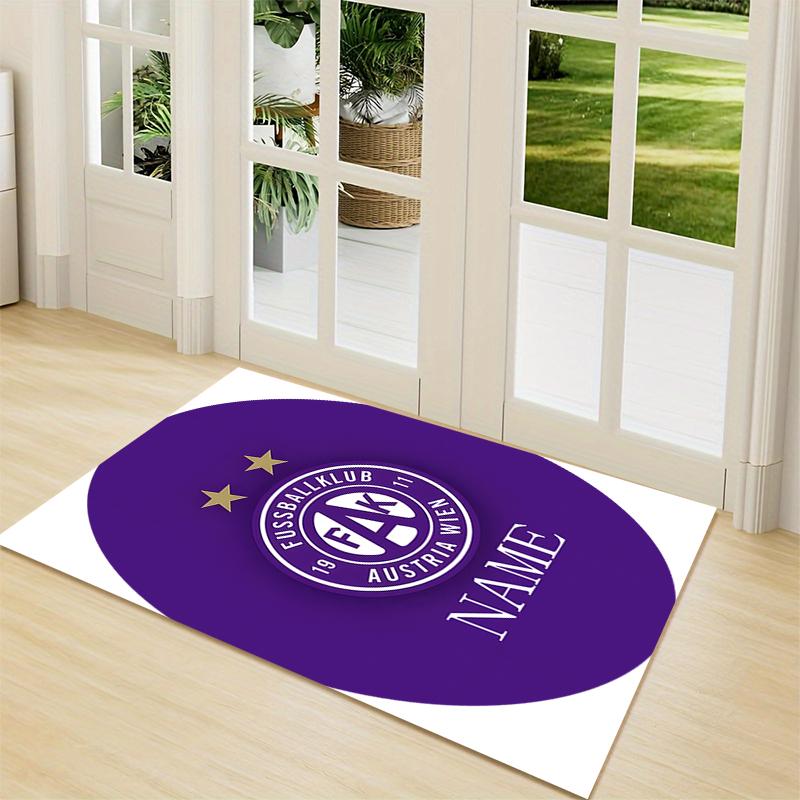 Custom Name "Vasco Shield Emblem" Carpet Rug Customizable Soft Washable Anti-Slip Home Living Room Sofa Mats Personalized Rug. 0909266
