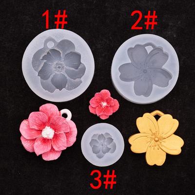 Sakura Anemone Silikonform für Epoxid, Gips, Kerzen- und Seifenherstellung