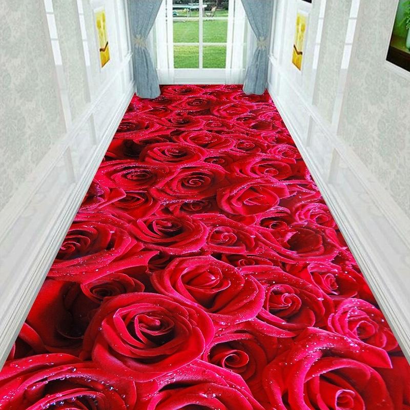 

3D Живописные Длинные Ковровые Дорожки Декор Гостиной Нескользящие Легко Моющиеся Коврики для Коридора Ковер для Лобби Ковер для Лестничной Площадки 80*200CM