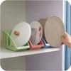 Kitchen Storage Rack for Plates, with Slots for Bowl and Dish Storage, Draining Rack for Sink