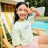 Girls' 2026 Summer Outdoor Short Sleeve T-Shirt