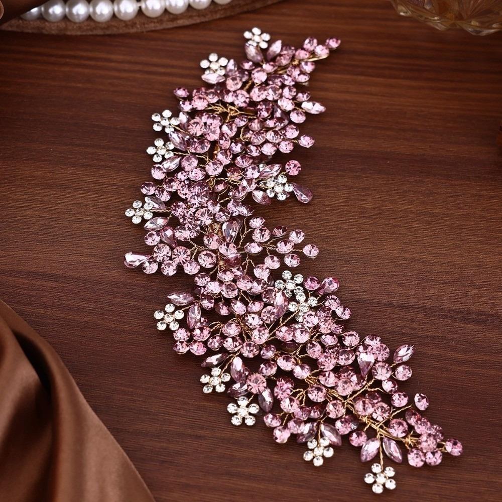 Zinc Zinc Alloy Base Bridal Headbands Sparkling Hair Accessories Vintage Wedding Tiaras Bridesmaid Accessory