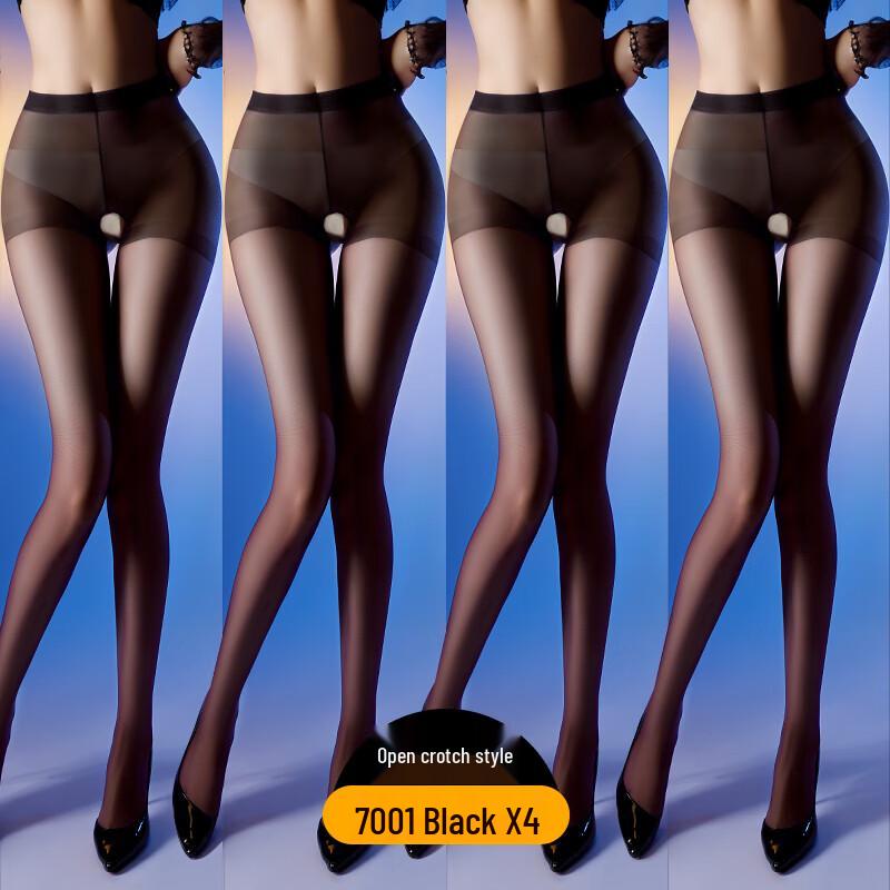 Women's Tearable Open-Crotch Shaping Pantyhose