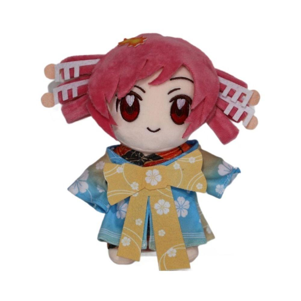Colecționabil Periferic Anime Kasane Teto Pluș Păpușă Moale Decor Acasă Păpușă Teto Umplută 20cm Jucărie de Pluș Teto Desen Animat Cadou de Crăciun