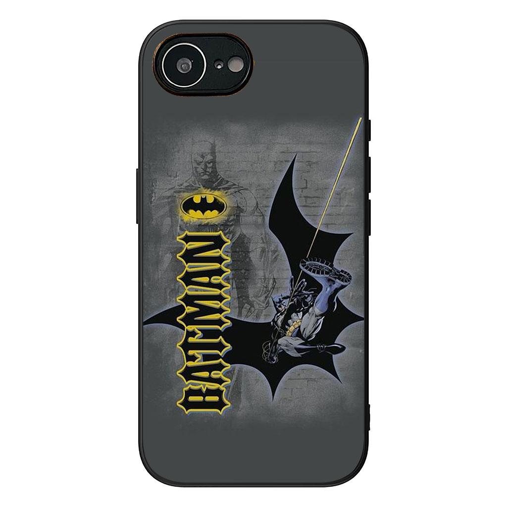 

Cover for Apple iPhone 16 15 14 Plus 13 12 Mini 17 Pro Max + ProMax 16E Air Phone Case Bats Man Batmans DC Movie iPhone 15 Plus