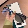 Ultralight Color Changing Myopia Glasses for Women Men Trendy Outdoor Anti-UV Pochromic Sunglasses with Diopter 0 To -4.0