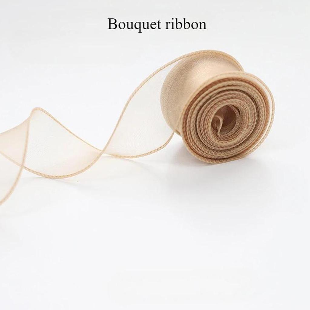 1 st 9m/rol Chiffon Zijden Lint Organza Satijn voor DIY Craft Cadeauverpakking Decoratie Bruidsboeketten Krans Naaibenodigdheden