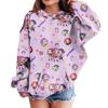 Sweatshirts For Teen Girls Hoodies Long Sleeve Drawstring Pullover Cute Printed Hoodie Top