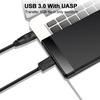 USB3.0 2.5Inch Hard Drives Case SSDs Enclosure Hard Drives Disk Box Enclosure Case Replacement for PC Laptop Accessories