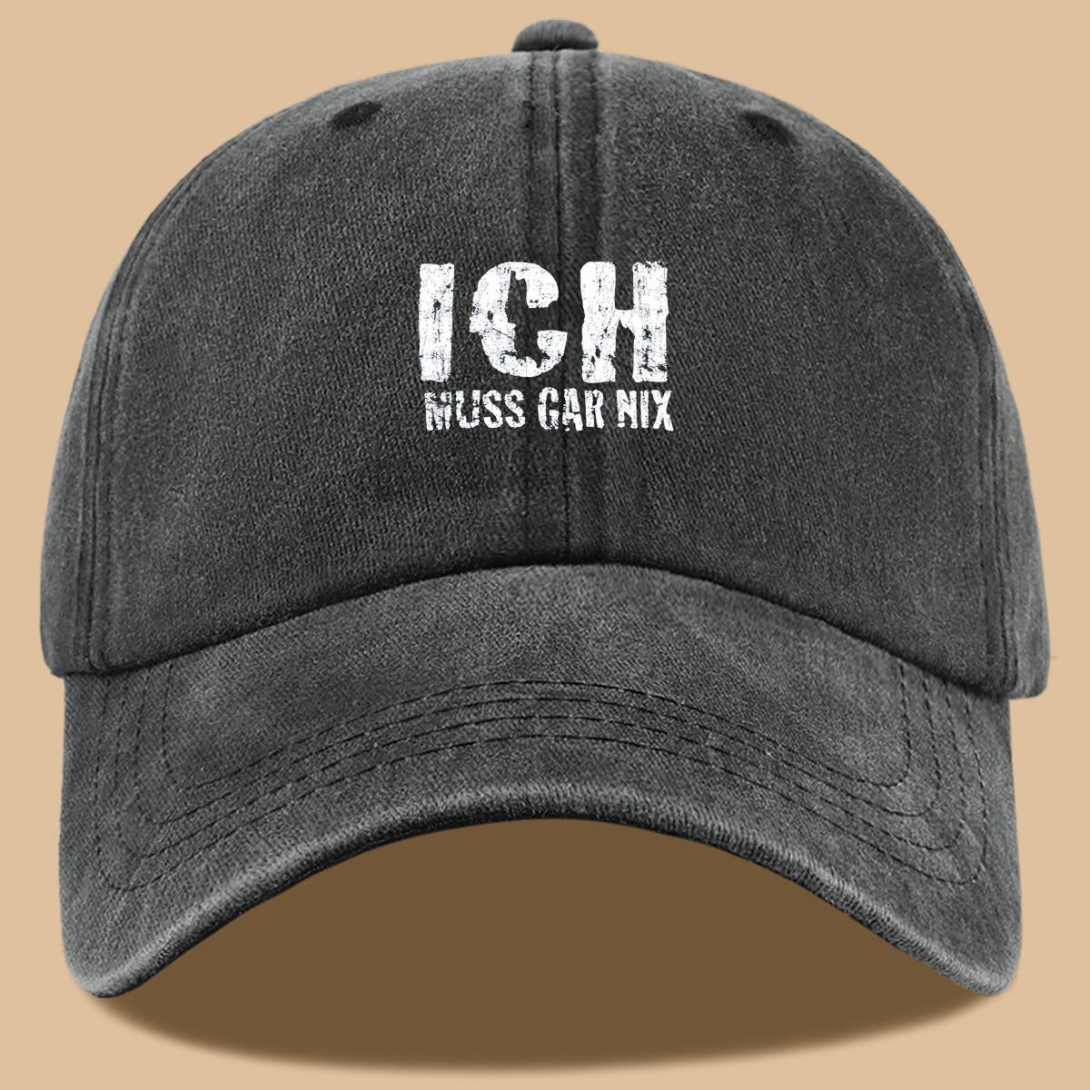 Creative Simple Letter Print Baseball Cap Comfortable and Breathable Sun Hat Truck Driver Dad Hat