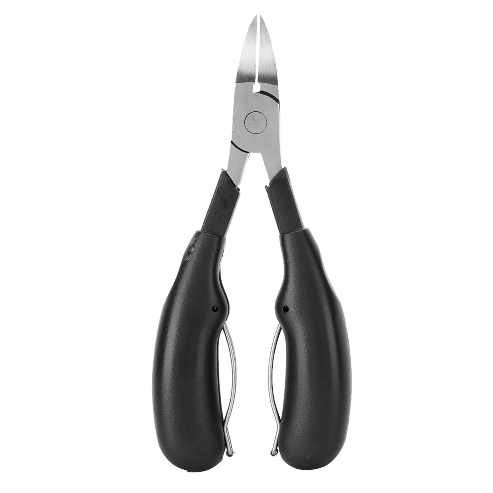 

Кусачки для вросших ногтей из нержавеющей стали Ножницы для ногтей Ножницы для кутикулы Ножницы для педикюра чёрный